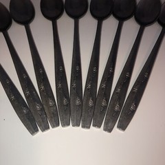 9 Stainless Steel Mcm Japan Long Ice Tea Spoons Vintage Fun
