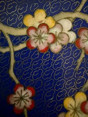 Vintage 1900-1940 Cloisonne Trinket Dish 4″D Peoples Republic of China
