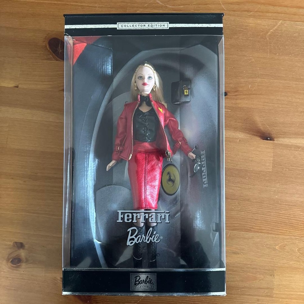 Barbie Ferrari Doll Unopened 30cm Collectible Toy, Rare, Box Damage Sorry