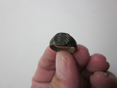 rare ancient Viking period small ladies’ or children’s bronze ring IX – X AD.
