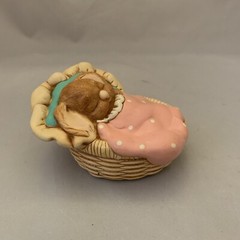 Vintage Pendelfin Rabbit Parsley England Figurine Easter