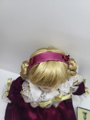 Paradise Galleries, Classic Treasure Porcelain Jointed Doll & Petite Porcelain