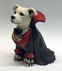 Neil Eyre Designs Halloween Staffordshire Bull Terrier Count Dracula MADE USA