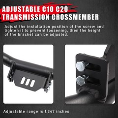 Heavy Duty Alloy Steel Adjustable Crossmember for All GM Automatic Transmissions