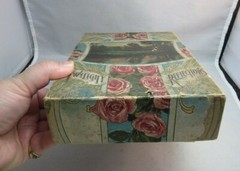 1910’s art nouveau Twilight Reflections embossed stationary box