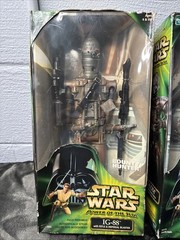 2000 Star Wars Bounty Hunter Action Figures Set IG-88 Bossk 4-LOM – Damaged Pkgs