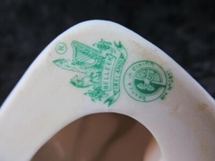Belleek Irish Vintage RARE! Leprechaun Painted 5-1/4” Elf, Knome 3rd Green Mark