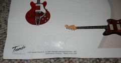 Trends 1997 Guitar Chords Poster 22″ x 34″ Lower Grade Vox Fender Gibson Guitars