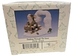 Charming Tails Dashing Through The Snow Item 87/624 Original Box & Packaging