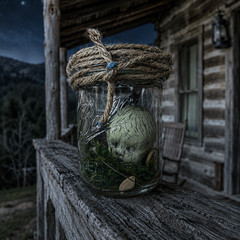 Haint Jar™ Appalachian Folk Horror Doll, Relic Oddity, Gothic, Handmade OOAK