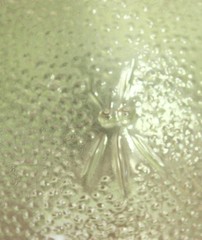 Heavy Pebbled Decorative Glass Bee, Wasp & Sun Catcher Summer Patio or Porch