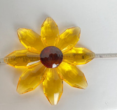Ganz Crystal Expressions Acrylic SUNFLOWER Ornament 4 1/2″