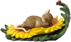 Charming Tails Mouse Dreams on Sunflowers Figurine 4032568 NEW T