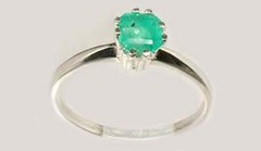 19thC Antique ½ct+ Emerald Colombia+Ring Ancient Rome General Lucullus Gem 100BC