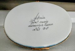 Limoges France Nubble Lighthouse Collectible Box Signed RARE ARTORIA