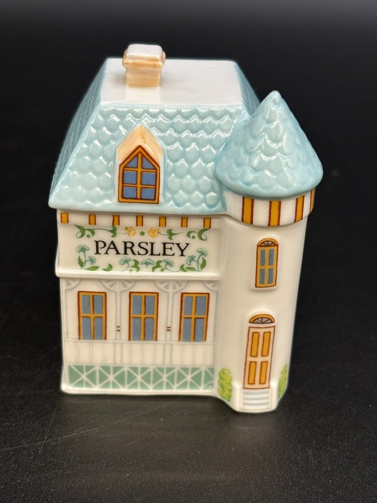 Lenox Village Spice Jar ~ Parsley ~ 3 1/4″ Tall