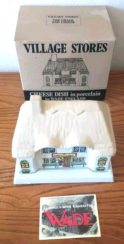 The Village Stores by Wade Staffordshire THE CHALK and CHEESE 2 Piece Set
