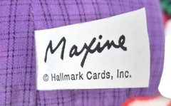 1990s Vintage Mad Maxine Plush Doll Weighted Bottom, Door Draft Stopper Hallmark