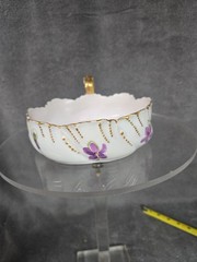 Vintage Lamoges Made In FRANCE Trinket Bowl 6 By 2in.