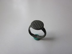 ancient Viking engraved small bronze. IX – X AD.
