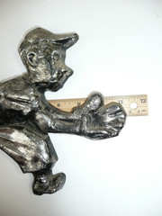 Vintage Wall Plaque Boy Baseball Player With Glove Wall Hanging 1990’s