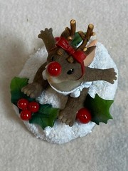 Fitz and Floyd – Charming Tails – ‘The Littlest Reindeer’ – Original Packaging