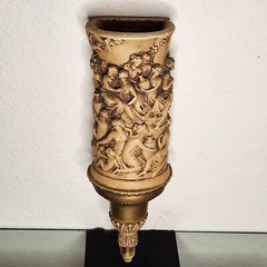 Antique Plaster Relief Hanging Column Decorative Art Greek