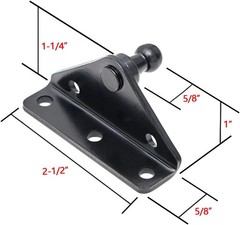 10MM Ball Stud Mounting Bracket Angled L-Shaped Gas-Strut Mounts for Lift Suppor