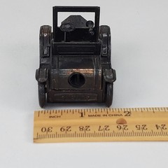 Vintage Die Cast Metal 1917 Antique Car Pencil Sharpener Bronze Tone Miniature