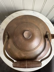 Vintage Copper Tea Kettle Cottagecore VTG Coastal Grandma Farmhouse Traditional