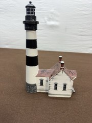 Country Crafts by C Henson Wooden Lighthouse Bodie Island