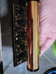 Vintage Rolling Desktop Calendar With Paua Shell