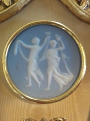 Vtg LIMOGES CAMEO France SUNGOTT ART STUDIOS Set of 4