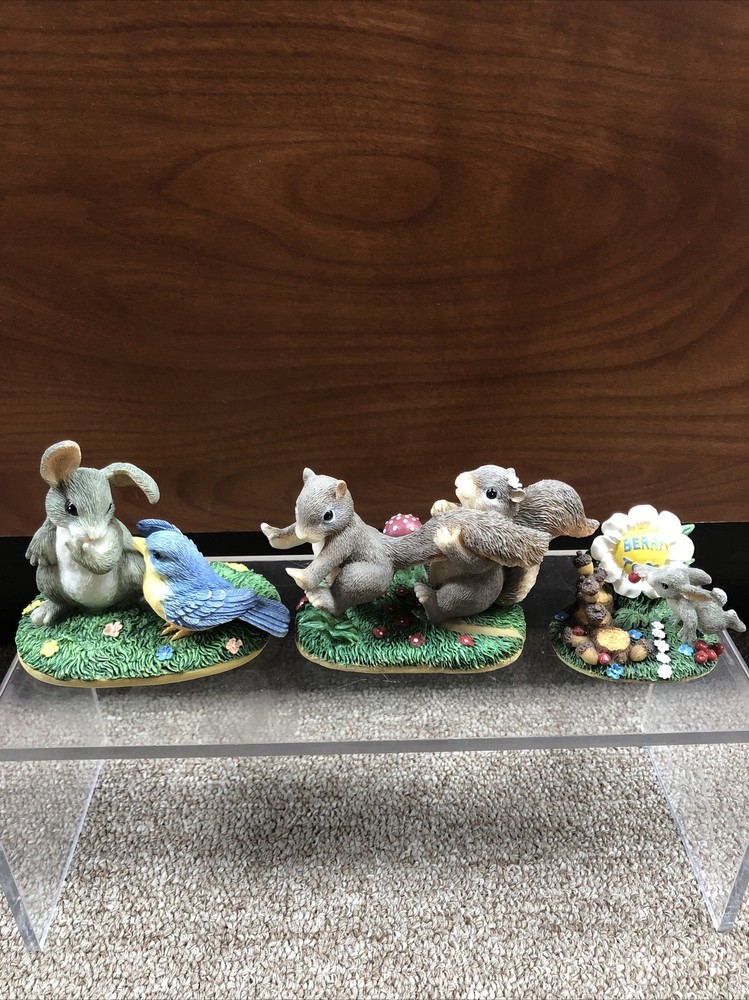 (3) Charming Tails Lot of 3 Figures (In Description) Brand New