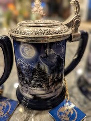 Franklin Mint Collector Wildife Tankards 3 In Lot Vintage