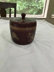 Occupied Japan Maruni Lackerware Divided Dresser Dish NEW LOWER PRICE!!!