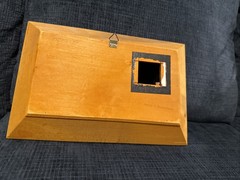 Vintage Wooden Diorama Shadow Box Kitchen Made In Switzerland