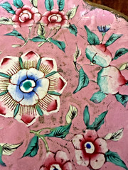 Set of 2 Vintage Cloisonné Enamel on Copper Trays Trinket Dishes READ 4.25×3.5”