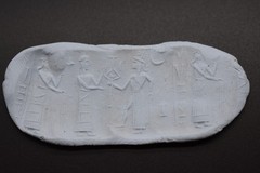 Ancient Near Eastern cylinder seal C. 3rd – 2nd Millennium BC, with invoice 1982