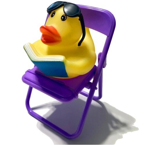 FREE SHIP – READING CRUISING RUBBER DUCK FOLDING CHAIR DASHBOARD CRUISE DUCKIE
