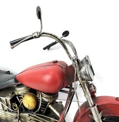 Folk Art Motorcycle Sculpture