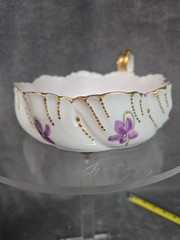 Vintage Lamoges Made In FRANCE Trinket Bowl 6 By 2in.