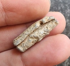 Roman Lead Rolled Curse / Wish Metal Detecting Find Antique