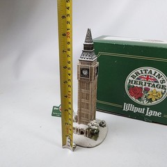 RARE Lilliput Lane Big Ben in Winter L2300 Britain’s Heritage London model