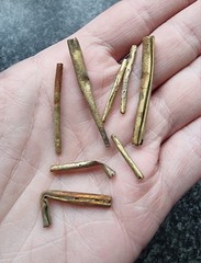 Medieval Tudor Aiglets Shoe Lace Ends c 15th / 16thc Antique Detector Find (3)