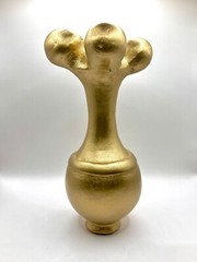 Poporo Rustic Golden in Hollow Clay, Quimbaya Culture