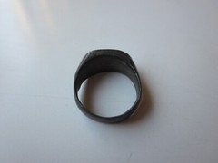 very rare ancient Viking engraved massive bronze ring with runes IX – X AD. (2)