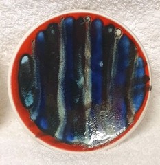 🔶️SGND 49 RETRO VINTAGE SPACE AGE POOLE POTTERY PLATE MOD MODERNIST POP ATOMIC