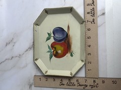 Vintage Hand-Painted Toleware Tray