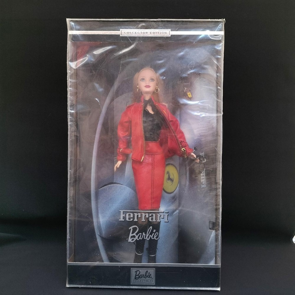 Mattel Barbie Ferrari Doll Red Suit Collectible Toy